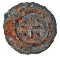 1172-1196. Denár Ag "III. Béla" (0,18g) T:VF patina, korrózió 
Hungary 1172-1196. Denár A...