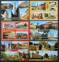 Kb. 258 db MODERN magyar város képeslap több méretben