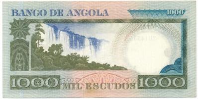 Angola 1973. 1000E T:VF
Angola 1973. 1000 Escudos C:VF
Krause P#108