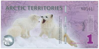 Sarkvidéki területek 2012. 1$ fantázia bankjegy T:UNC Arctic territories 2012. 1 Polar Dollar fantasy banknote C:UNC