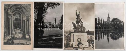 Kb. 84 db RÉGI magyar város képeslap vegyes minőségben