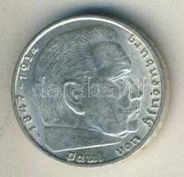 Német 3. Birodalom 1939A 2M Ag "Hindenburg" T:2 k