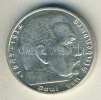 Német 3. Birodalom 1939A 2M Ag "Hindenburg" T:2