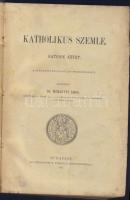 1892 Dr. Mihályfi Ákos: Katholikus Szemle 6. kötete az Athenaeum kiadásában, Budapest