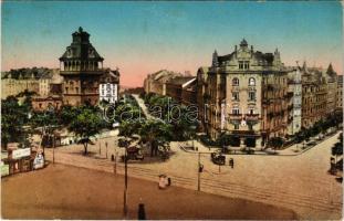 Praha, Prag, Prague; Wasserturm, Krönungstraße / street, water tower (fl)