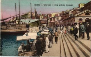 Ancona, Panorama e Scalo Vittorio Emanuele / port, quay