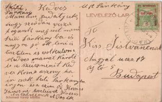 1915 Kapuvár, vár külseje. Schemmel Károly kiadása (EK)