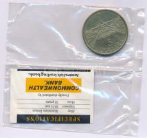 Ausztrália 1988. 5$ Al-bronz "II. Erzsébet / Parlament" eredeti fóliacsomagolásban, tanúsí...