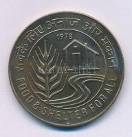 India 1978. 10R Cu-Ni "FAO" T:UNC patina India 1978. 10 Rupees Cu-Ni "FAO" C:UNC patina Krause KM#193