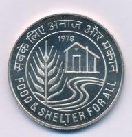 India 1978. 50R Ag "FAO" T:UNC patina India 1978. 50 Rupees Ag "FAO" C:UNC patina Krause KM#259