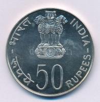 India 1978. 50R Ag "FAO" T:UNC patina
India 1978. 50 Rupees Ag "FAO" C:UNC pati...