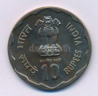 India 1980. 10R Cu-Ni "Vidéki nők előrejutása" T:UNC patina India 1980. 10 Rupees Cu-Ni &q...