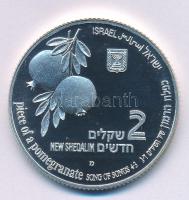 Izrael 1998. 2NS Ag "Növény- és állatvilág az Énekek énekéből - Oroszlán és gránátalma" ka...