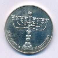 Izrael 1981. 1Sh Ag "Hanuka - Lengyel menóra" kapszulában T:AU (eredetileg PP) folt Israel 1981. 1 Sheqel Ag "Hanukkah - Polish Lamp" in capsule C:AU (originally PP) spotted Krause KM#116