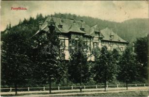 1907 Fenyőháza, Lubochna; kávéház és vendéglő. Holczmann Izidor kiadása / cafe and restaurant (fl)