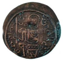 1172-1196. Rézpénz Cu "III. Béla" T:XF patina, hajlott lemez, ütődés, pici ph. Hungary 1172-1196. Copper Coin Cu "Béla III" C:XF patina, bent coin, punch, small edge error Huszár: 72., Unger I.: 114.