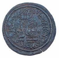 1172-1196. Rézpénz Cu "III. Béla" T:VF patina, pici repedés Hungary 1172-1196. Copper Coin Cu "Béla III" C:VF patina, small crack Huszár: 72., Unger I.: 114.