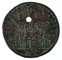 1172-1196. Rézpénz Cu "III. Béla" T:VF patina, lyukasztott
Hungary 1172-1196. Copper Coin...