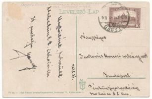 1923 Szeged, Kárász utca, villamos, Corso kávéház. Vasúti levelezőlapárusítás 76. sz. 1916. (EB)