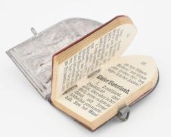 1916 Österreichische Volkshymne I. világháborús emlék medál 47 lapos kis könyvvel 35 mm