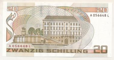 Ausztria 1986. 20Sch "A 056648 L" T:AU Austria 1986. 20 Schilling "A 056648 L" C...