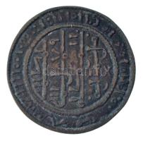 1172-1196. Kufikus rézpénz Cu "III. Béla" (1,62g) T:XF patina Hungary 1172-1196. Copper Coin with unreadable Kufic Arabic script Cu "Béla III" (1,62g) C:XF patina Huszár: 73., Unger I.: 115.