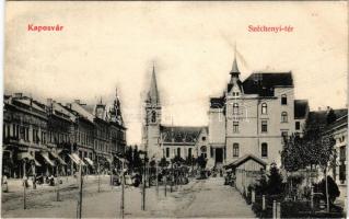 1907 Kaposvár, Széchenyi tér, piac