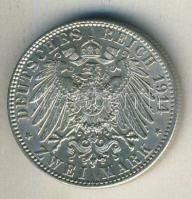 Német Birodalom/Császárság/Hamburg 1914. 2M Ag T:2