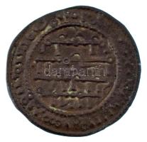 1172-1196. Kufikus rézpénz Cu "III. Béla" (1,71g) T:VF, patina Hungary 1172-1196. Copper Coin with unreadable Kufic Arabic script Cu "Béla III" (1,71g) C:VF, patina Huszár: 73., Unger I.: 115.