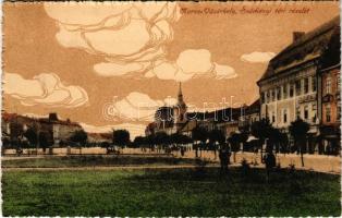 1917 Marosvásárhely, Targu Mures; Széchenyi tér. Révész Béla kiadása / square