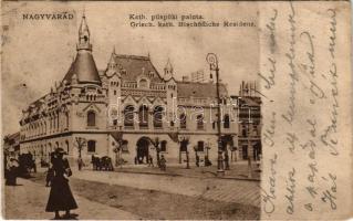 1907 Nagyvárad, Oradea; Katolikus püspöki palota. Helyfi László kiadása / Catholic bishop's palace (EK)