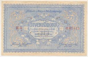 Szeged 1918. 50K "Városi Pénztárjegy" T:VF kis beszakadás Adamo SZE-3.3