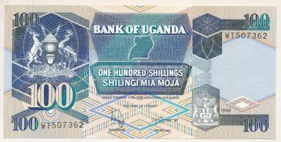 Uganda 1998. 100Sh "WT 507362" T:UNC  Uganda 1998. 100 Shilling "WT 507362" C:UNC  Krause 31.