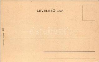 Hortobágy, Déli találkozás, magyar folklór. R. Mosinger kiadása