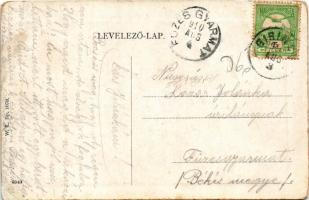 1910 Miskolc, Tiszai pályaudvar, vasútállomás, gőzmozdony, vonat. W.L. Bp. 1078. (r)