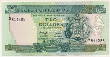 Salamon-szigetek DN (1986) 2$ "B/I 814288" T:AU Solomon Islands ND (1986) 2 Dollars "B/I 814288" C:AU Krause 13.