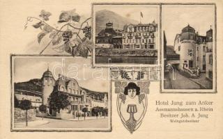 Assmannshausen Hotel Keine AK