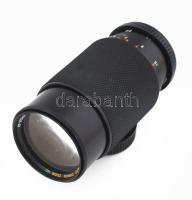 Chinoin 70-210 mm 1:3,8 zoom tokjában + vaku + hordozótáska