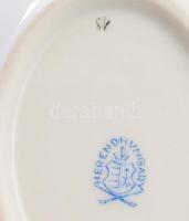 Herendi Viktória mintás tálka, koi hal figurával, jelzett, h: 10 cm