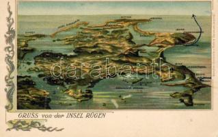 Insel Rügen Litho