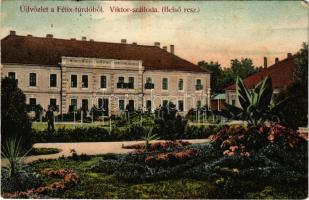 1908 Félixfürdő, Baile Felix; Viktor szálloda. Engel Józsefné kiadása / hotel (fl)