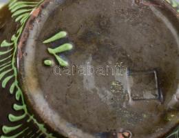 cca 1920/30, Hódmezővásárhely Művészek Majolikatelepe váza és korsó. Jelzett: masszába nyomott H.M.V...