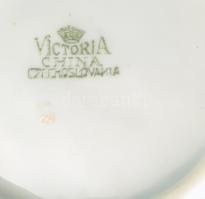 Victoria emléktálka, a Tatatóvárosi Kristály-Uszoda ábrázolásával, jelzett, kopással, d: 13 cm