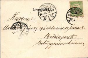 1907 Marosvásárhely, Targu Mures; Fő tér, Bodor kút. Petróczy G. kiadása / main square, well