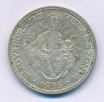 1933. 2P "Madonna" Ag T:AU,XF patina Adamo P7