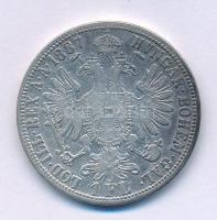 Ausztria 1887. 1Fl Ag "Ferenc József" T:VF patina Austria 1887. 1 Florin Ag "Franz Jo...