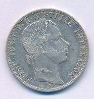 Ausztria 1860A 1Fl Ag "Ferenc József" T:AU,XF Austria 1860A 1 Florin Ag "Franz Joseph" C:AU,XF Krause KM#2219