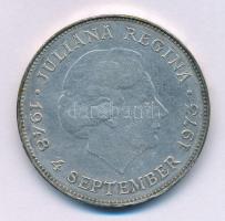 Hollandia 1973. 10G Ag "Julianna - uralkodásának 25. évfordulója" T:AU Netherlands 1973. 10 Gulden Ag "Juliana - 25th Anniversary of Reign" C:AU Krause KM#196