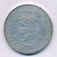 Hollandia 1973. 10G Ag "Julianna - uralkodásának 25. évfordulója" T:AU
Netherlands 1973. ...