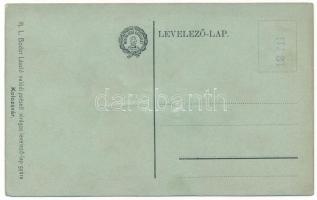 Kolozsvár, Cluj; Üdvözlet Kolozsvárról az Iparkiállításról! Valódi szárított havasi gyopárral. Az Er...